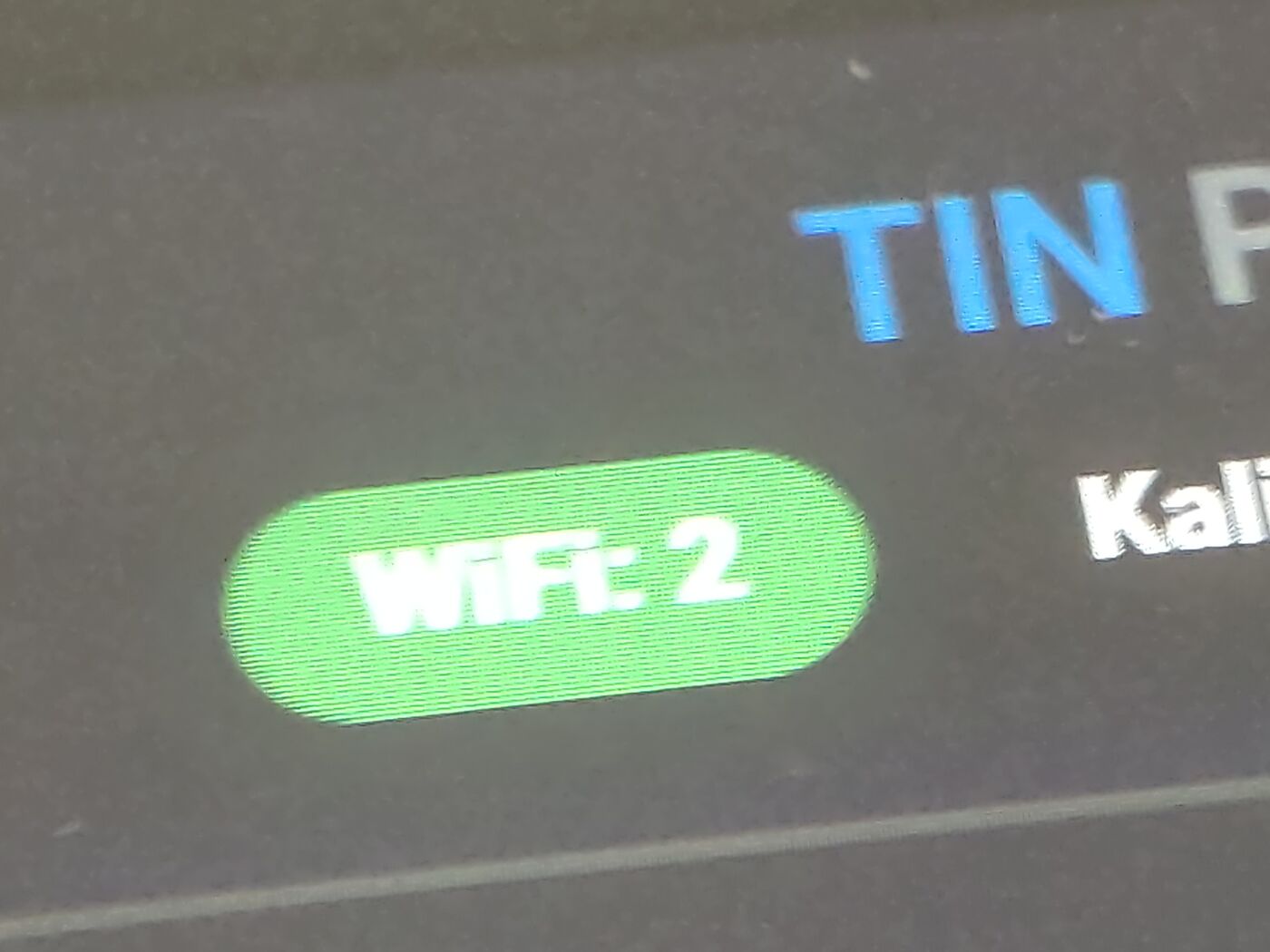 WiFi būsenos indikatorius su prisijungusių modulių skaičiumi